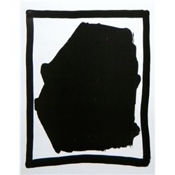 Sol LeWitt lithograph "Black Gouache" edition of 1000