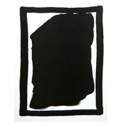 Sol LeWitt lithograph "Black Gouache" edition of 1000