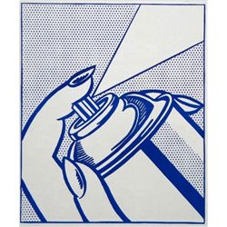 Roy Lichtenstein  Spray Can  original lithograph