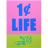 Image 1 : Roy Lichtenstein silkscreen "1 Cent Life"