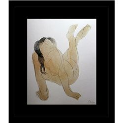 Rodin Erotic Sketch Lithograph