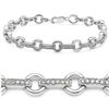 White Diamond & Sterling Silver Bracelet.