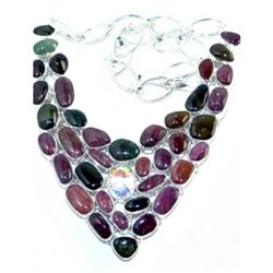 Tourmaline & Mystic Topaz Necklace