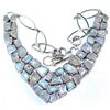 Image 1 : Rainbow Moonstone Necklace