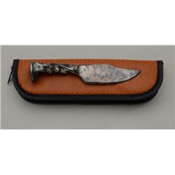 Oddity custom knife made out of a railroad  spike, approx. 8” overall with a 4-1/2” clip  point inte