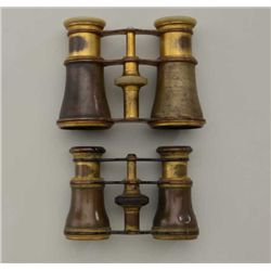 Two pair of antique opera glasses, both in  overall good uncleaned condition, both with  very good o