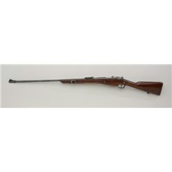 Sporterized Remington Model 1907/15 bolt  action rifle, 8mm cal., blue finish, wood  stock, #NVSN; g