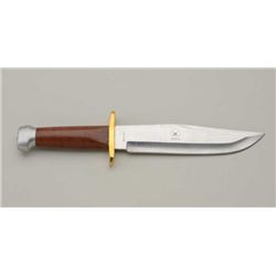 Jim Bridger Commemorative Wild West Bowie  Knife No. 6 approx. 13” overall with an 8”  blade in like