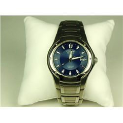 Nice gents ‘CITIZEN’ Eco drive stainless  steel watch with blue face. Estimate  $200-$300