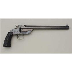 Smith & Wesson First Model Single Shot Pistol  (Model 1891), .32 S&W cal., 10” barrel, blue  finish,