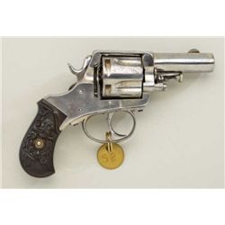 Large frame pocket Belgian DA revolver with  very rare “*TEXAS BULL-DOG*  marked top  strap, .41 cal