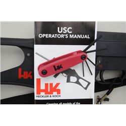 H&K Model USC semi-auto carbine, .45 ACP,  California legal, 10 round magazine, mat  black finish, c