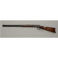 Winchester model 1894 lever action rifle in  30-30 caliber serial # 64974 made 1896-97.  The rifle r