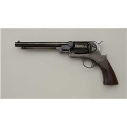 Civil War era Starr percussion revolver, .44  cal., 8” round barrel, blue finish, wood  grips, #3955
