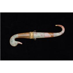 Arabian dagger used in the movie "Hidalgo".  Dagger measures just under 13" overall, with  a blade m