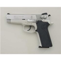 Smith & Wesson Model 410S DA semi-auto  pistol, .40 S&W cal., 4” barrel, stainless  steel, checkered