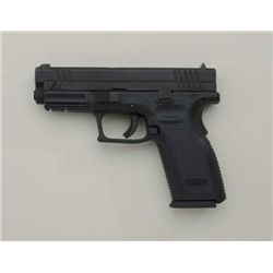 Springfield Armory Model XD-9 semi-auto  pistol, 9mm cal., 4” barrel, mat black  finish, polymer fra