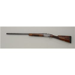 Ithaca single barrel shotgun, 12 gauge, 30”  ventilated rib barrel, blue and case hardened  finish, 