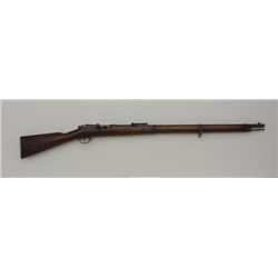 German Model 71/84 bolt action rifle, 11mm  cal., #4884 in overall “out-of-the-attic”  condition sho