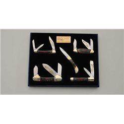 Millenium 2000 folder set of knives by Frost  in like new condition.  Est.:  $50-$100.