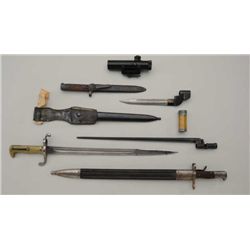 Lot of 5 misc. bayonets; great for the gun  show circuit!  Est.:  $200-$400.