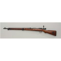 Japanese Arisaka Type 99 military bolt-action  short rifle, 7.7mm cal., 26” barrel, blue  finish, w2