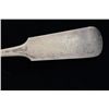 Image 2 : Lot of antique serving utensils including, a  hallmarked ladle marked John A. Cole with  initials R.