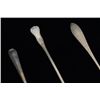 Image 8 : Lot of antique serving utensils including, a  hallmarked ladle marked John A. Cole with  initials R.