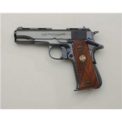 Llama Especial Model semi-auto pistol, .380  cal., 3-3/4” barrel, blue finish, checkered  wood medal