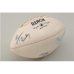 Signed NFL Alumni football with such notables  as Johnny Unitas, George Blanda, Babe  Parilli, Joe T