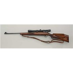 Sako bolt-action magazine rifle, .222 Rem.  cal., 24” round barrel, blue finish,  checkered wood sto