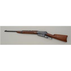 Winchester Model 1895 lever action carbine,  .30 cal., 22” barrel, re-blued finish,  re-finished woo