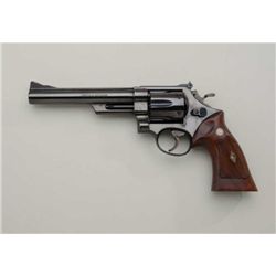 Smith & Wesson Model 29-2 DA revolver, .44  Magnum cal., 6-1/2” barrel, blue finish,  checkered wood