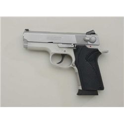 Smith & Wesson Model 4013 DA semi-auto  pistol, .40 S&W cal., 3-3/4” barrel,  stainless steel, wrap 