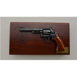 Wood presentation cased Smith & Wesson Model  19-4 DA revolver, City of Los Angeles 200th  Anniversa