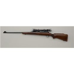 Winchester Model 70 bolt action rifle, .338  Win. Magnum cal., 25” barrel, blue finish,  checkered w