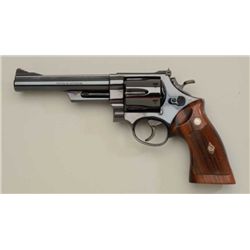 Smith & Wesson Model 57 DA revolver in  factory wood display case with cleaning kit,  .41 Magnum cal