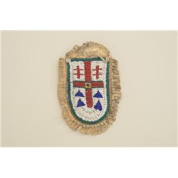 American Indian beaded strike a light bag  circa turn-of-the-century to 1920. Good  condition. Est. 