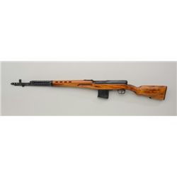 Russian Arsenal Tokarev semi-auto rifle,  7.92mm cal., #2490 in overall good condition  as re-finish