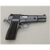 Image 2 : FN Browning Hi-Power semi-auto pistol,  tangent sight, nazi proofed, no magazine, 9mm  cal., re-fini