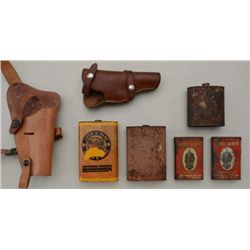 Misc. lot including 4 leather holsters, one a  U.S. Enger-Kress shoulder holster in very  good condi