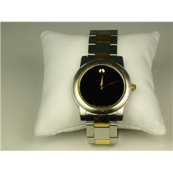 Nice gents ‘MOVADO’ black face traditional  Swiss made watch. Estimate $400-$700