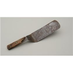Old spatula showing great use and character;  would display nicely in any bunkhouse or  Western them