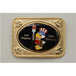L.A. Olympic Organizing Committee authorized  1984 Los Angeles Olympics Commemorative belt  buckle, 