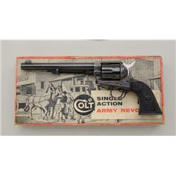 Colt SAA revolver in factory “Stagecoach”  black, red and white cardboard box with  warranty, instru