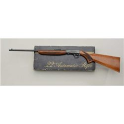 Belgian-made Browning Grade I semi-auto  rifle, .22LR cal., 19-1/4” barrel, blue  finish, checkered 