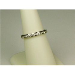 Classic 14 karat yellow gold ladies  anniversary design ring set with 26 ‘IDEAL’  cut diamonds weigh
