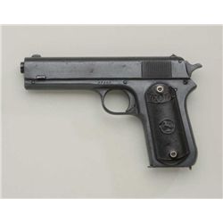 COLT, 1902 Pocket Hammer, #27341, .38  Rimless, auto, with poor bore. 4 ½” barrel  length, gun is re