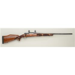 Customized Winchester Model 70 bolt-action  rifle, .30-06 cal., 24” round barrel,  re-blued finish w