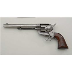 Colt U.S. Cavalry Model SAA revolver, .45  cal., 7-1/2” barrel, blue and case hardened  finish, wood